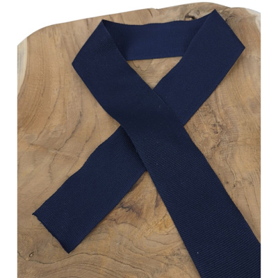 Ruban Sergé Polyester 40 mm Marine