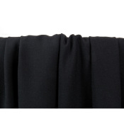 Tissu Bengaline Poly / Laine Noir