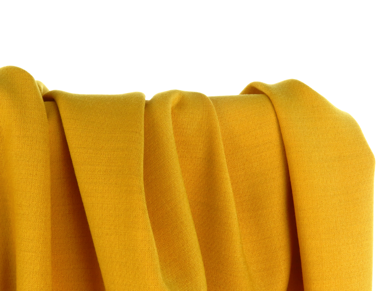 Coupon Double Tissage Stretch Ambre 140 cm x 145 cm