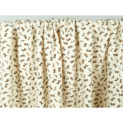 Tissu Maille Cote 1x1 Little Brown Flower