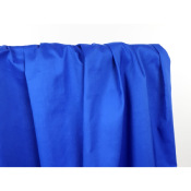 Tissu Popeline Coton / Polyester Paper Touch JOY Bleu Roi