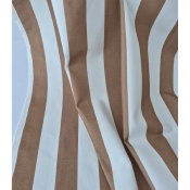 Tissu Sergé Lourd JON 100 % Coton Hazelnut Stripes