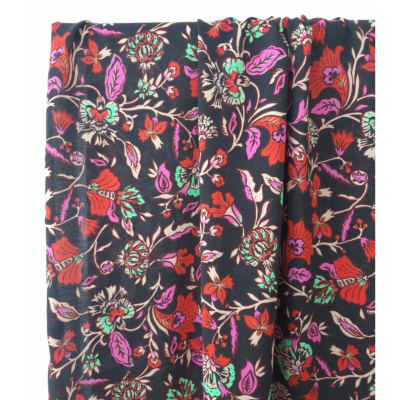 Tissu Voile de Viscose Ecovero Boho Flowers