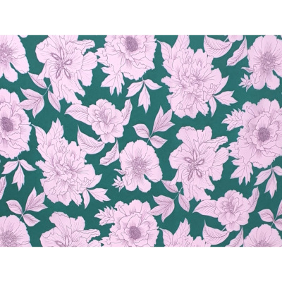 Tissu Popeline Viscose Ecovero Sweet Blossom