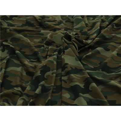 Coupon Jersey Camouflage 100 % Coton 90 cm x 180 cm