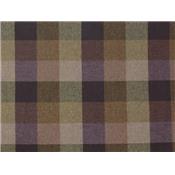 Tissu Lainage Léger 100 % Laine Carreaux Choco