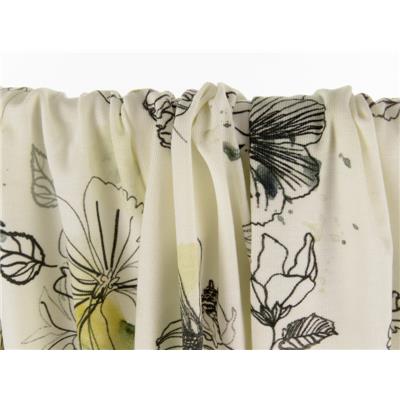 Tissu Maille Jersey Lyocell / Coton / Elasthanne Fleurs Aquarelles