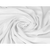 Tissu Maille Cote 2x2 100 % Coton Blanc