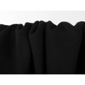 Tissu Crepe 100 % Viscose EVA Noir