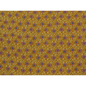 Tissu Crepe Viscose Cachemire Ocre