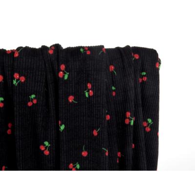 Tissu Maille Cote 3x3 Cherry
