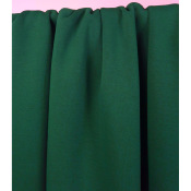 Tissu Maille Molleton Gratté ZAC Mélange Coton Vert Sapin