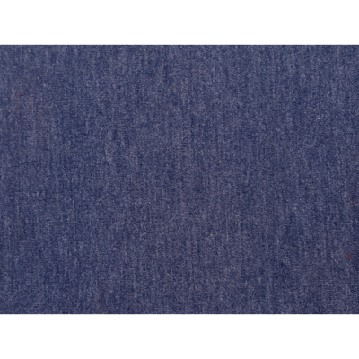Tissu Maille Molleton Léger Bleu Jeans Chiné