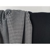 Tissu Pied de Puce Double Face