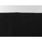 Tissu Satin Microfibre Plissé Noir