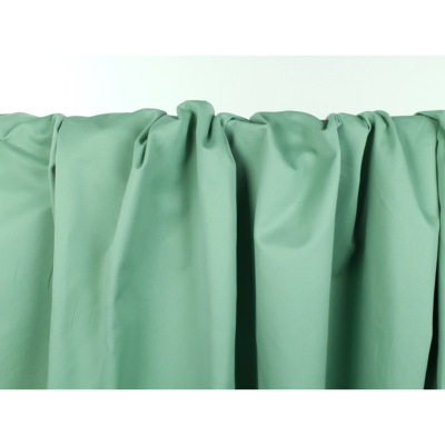 Tissu Sergé 100 % Coton Vert Jade