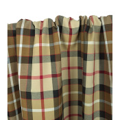 Tissu Technique Dperlant Carreaux Beige & Noir