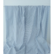 Tissu Toile Légère 100 % Coton Rayures Blue & Green