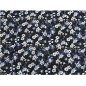 Tissu Voile de Coton Imprimé Fleurs