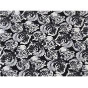 Tissu Jersey Viscose / Elasthanne Imprimé Tête de Tigre