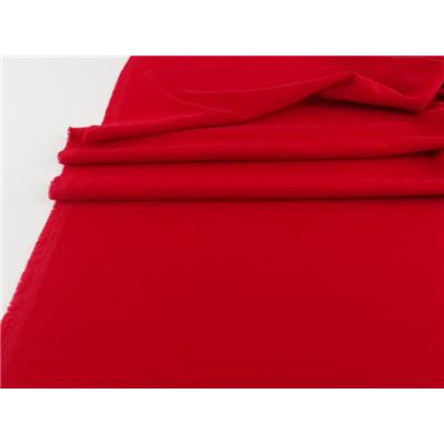 Tissu Crepe Satin Lourd Rouge