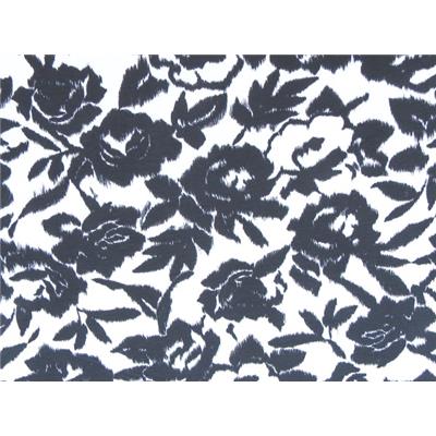 Tissu Jersey Viscose / Elasthanne Imprimé Fleurs