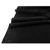 Tissu Sergé Viscose Lavé Noir