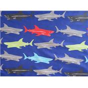 Tissu Toile Imprimé Requin