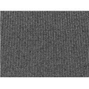 Tissu Maille Cote 2x2 Noir / Blanc