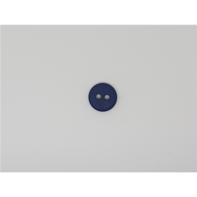 Bouton Rond Bleu Marine 11 mm