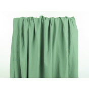 Coupon Coton Lavé Vert Céladon 50 cm x 145 cm