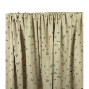 Tissu Maille Jersey Coton / Elasthanne Doodle Beige