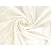 Tissu Broderie Anglaise Ecru