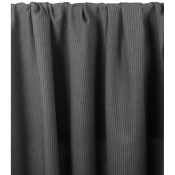 Tissu Tailleur Poly / Viscose Rayures TENNIS Anthracite / Gris