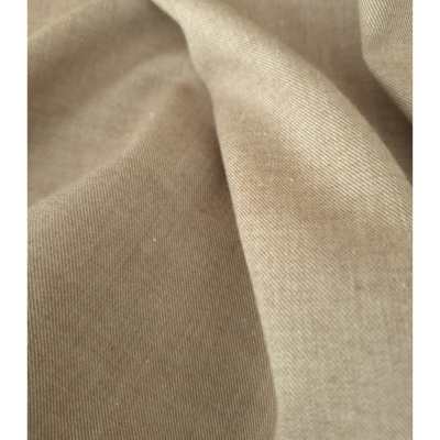 Tissu Flanelle 100 % Coton BIO Beige Chiné