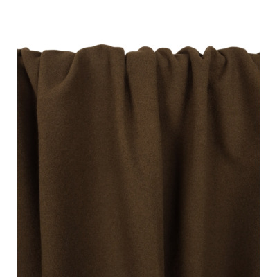 Tissu Lainage Léger Mélange Laine Café