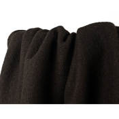 Tissu Maille Tricot 100 % Laine Choco