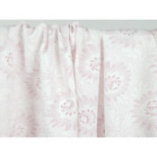 Tissu Popeline 100 % Coton Fleurs Pointillées Bordeaux