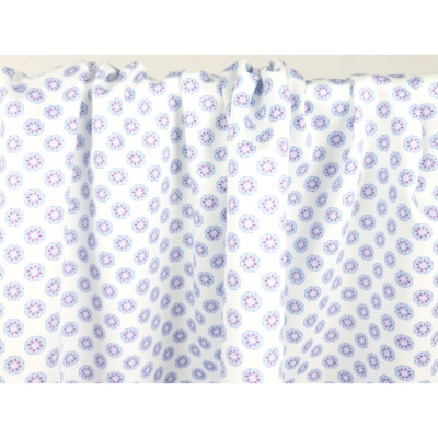 Tissu Satin de Coton Fleurs Emblème