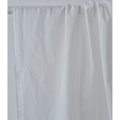 Tissu Toile de Coton Plumetis & Ajouré Ecru