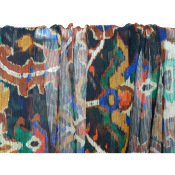Tissu Voile Crinkle 100 % Viscose BOHO Noir