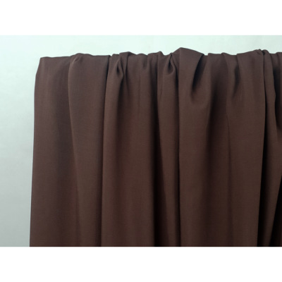 Tissu Voile de Viscose Chocolat