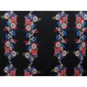 Coupon Voile de Viscose Folk Flowers 60 cm x 144 cm