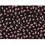 Tissu Jersey Viscose / Elasthanne Imprimé Fleur Japonisante