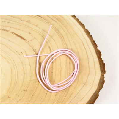 Cordon Elastique Rond 3 mm Rose