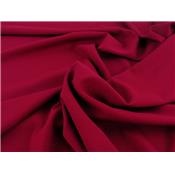 Tissu Crepe Satin Lourd Framboise