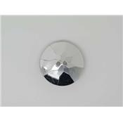 Bouton Cristal Rond 27 mm