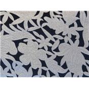 Tissu Jacquard Motif Fleurs