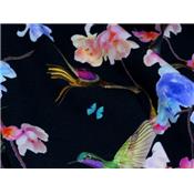 Tissu Jersey VENISE Colibris