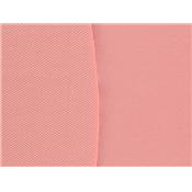 Tissu Jersey Uni Structuré Corail